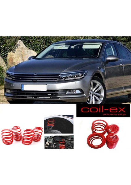 Volksvagen Passat B8 2014-2019 Coil-Ex 4.5 cm Spor Yay
