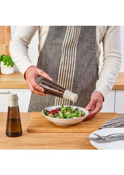 19 cm Cam Yağdanlık, Kahverengi-Amber Renk, Şık ve Kullanışlı Tasarım fiyatları