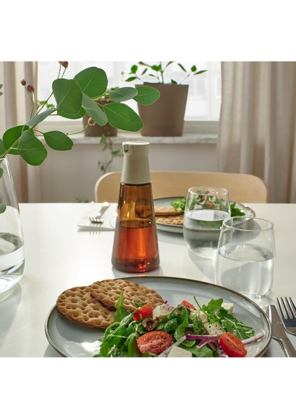 19 cm Cam Yağdanlık, Kahverengi-Amber Renk, Şık ve Kullanışlı Tasarım modelleri