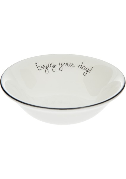 Beyaz 16 cm Şeffaf Kase, Şık ve Kullanışlı Ev ve Mutfak Aksesuarı