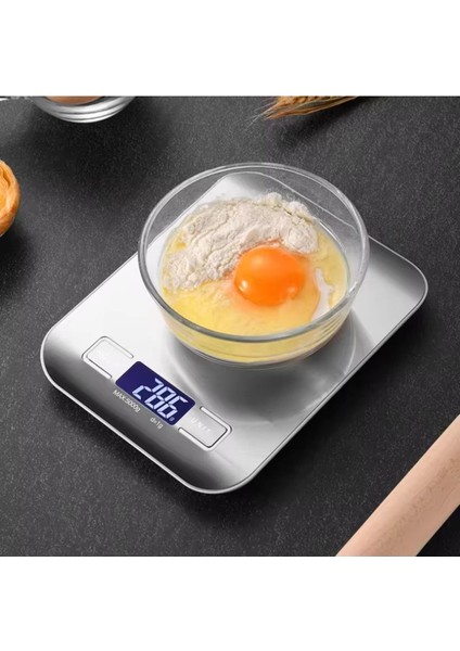 Dijital Çelik Mutfak Tartısı 5 kg Hassas ve Kullanışlı Ev ve Iş Yeri Terazisi indirimleri
