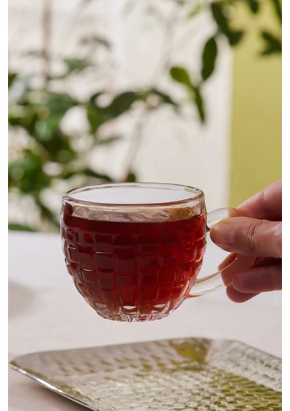 4 Kişilik Cam Çay Fincanı Seti, 180 Ml, Şık ve Dayanıklı Tasarım modelleri