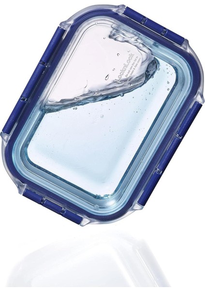 Kare Kilitli Fırın ve Saklama Kabı, 300 Ml, Şık ve Dayanıklı Mavi ve Turuncu Renk Seçenekleri modelleri