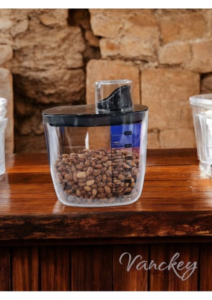 3'lü 1400 ml Vakumlu Kap Seti, Kuru Gıda ve Tahıl Saklama Kutusu fiyatları