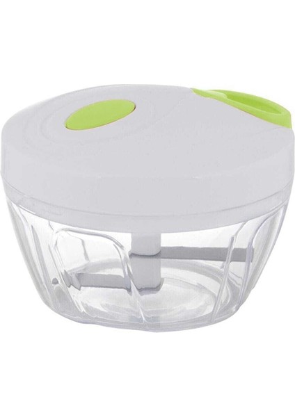 Gri Renkli 2 Bıçaklı El Rondo, Pratik ve Şık Mutfak Gereci