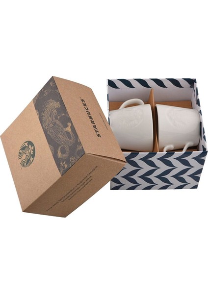 Beyaz Türk Kahvesi Fincan Takımı 2'li, Şık ve Kullanışlı Set modelleri