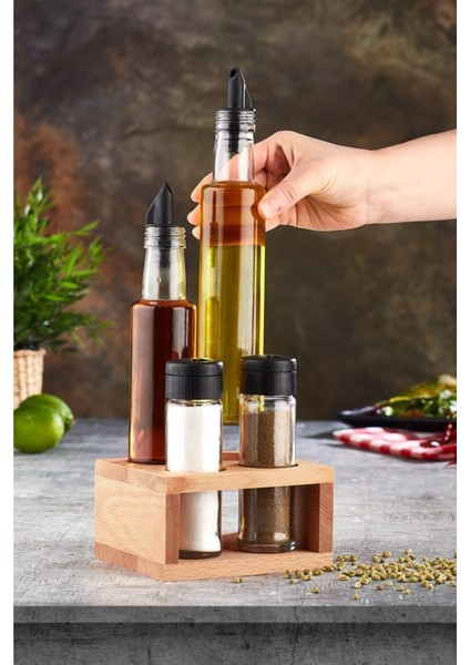 Turkuaz 2'li Yağlık ve Sirkelik Seti, 250 ml Şık Tasarım