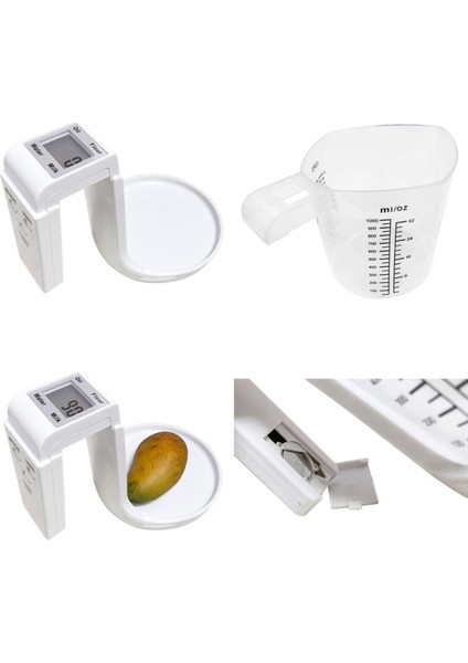 Dijital Hassas Ölçüm Tartısı, 5kg/1gr ve 1lt/1ml Ölçüm Kapasitesi fırsatları