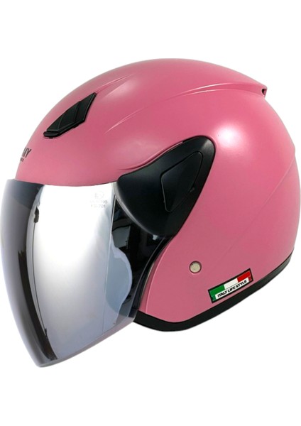 Açık Kask Sw 733 Pembe