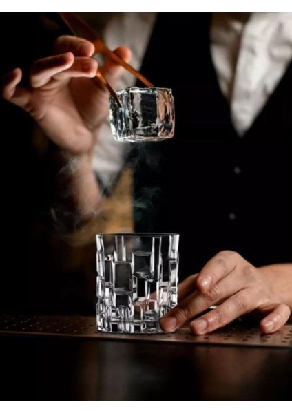 Şeffaf Kristal Viski Bardağı, 330 Cc, Tekli, Şık ve Zarif Tasarım