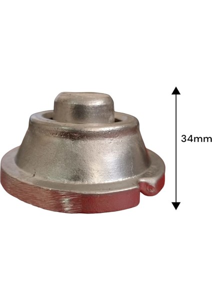 22 No Kıyma Makinesi Içli Köfte Aparatı Metal, Çap 80MM, Dayanıklı ve Kullanışlı indirimleri