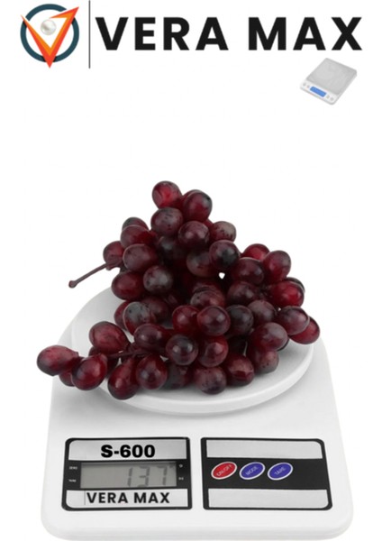 Dijital LCD Mutfak Tartısı 10 Kg, Hassas ve Şık Tasarım, Beyaz modelleri