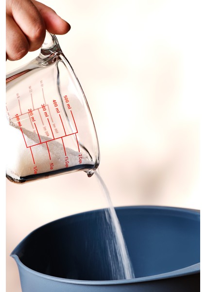 Borosilikat 500 ml Ölçü Kabı, Şeffaf ve Dayanıklı Mutfak Gereci fırsatları