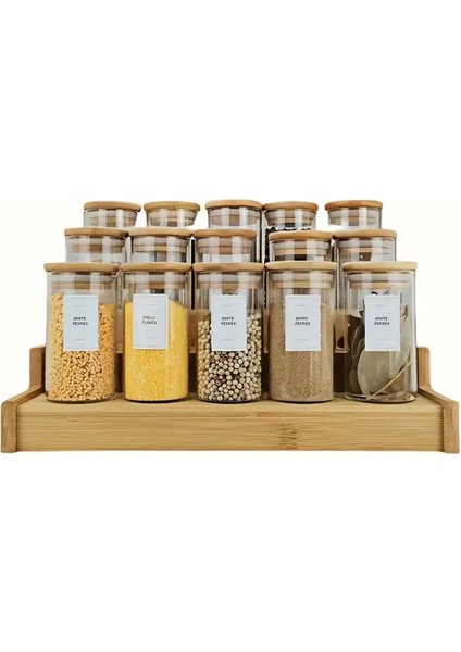 3 Katlı Bambu Organizer, Şık ve Fonksiyonel Saklama Çözümü modelleri