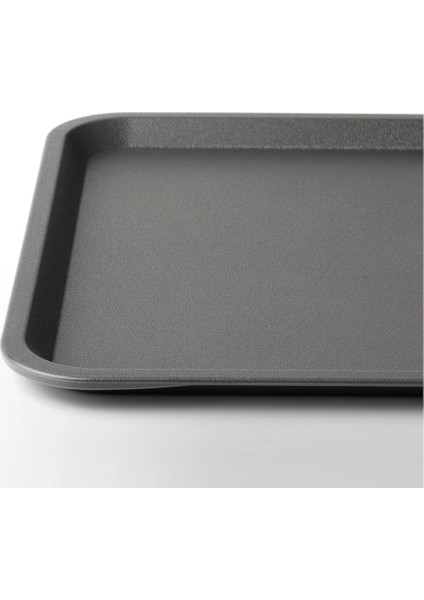 2'li Gri Plastik Tepsi Seti 37X29 Cm, Sunum ve Servis Için Uygun fırsatları