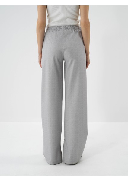 Kadın Gri Pamuk Dokulu Oversize Sweat Pantolon fırsatları