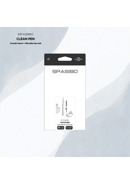 Clean Kit | Telefon, Airpods, Tablet ve Oyun Konsolları Için 2’si 1 Arada Temizlik Kalemi + Mikrofiber Bez Seti indirimleri