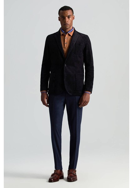 Doğal Süet Deri Lacivert Spor Ceket fiyatları