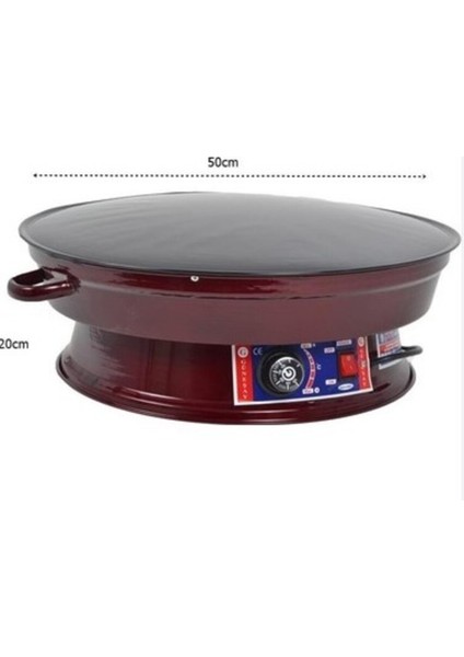 2000W Termostatlı 50CM Elektrikli Ekmek ve Börek Sacı Siyah fiyatları