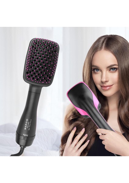 360° Döner Kablolu ve Iyonik Teknolojili Saç Kurutma ile Taraklı Şekillendirici