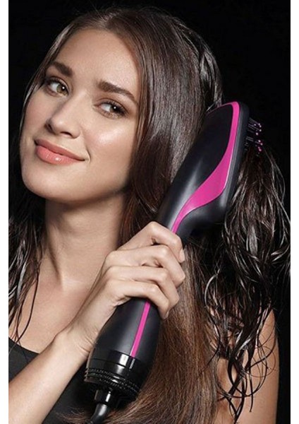 360° Döner Kablolu ve Iyonik Teknolojili Saç Kurutma ile Taraklı Şekillendirici fırsatları