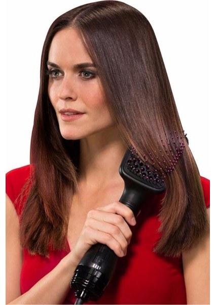 360° Döner Kablolu ve Iyonik Teknolojili Saç Kurutma ile Taraklı Şekillendirici