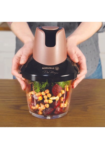 4 Bıçaklı Rosagold/siyah Cam Doğrayıcı A460-05 fiyatları