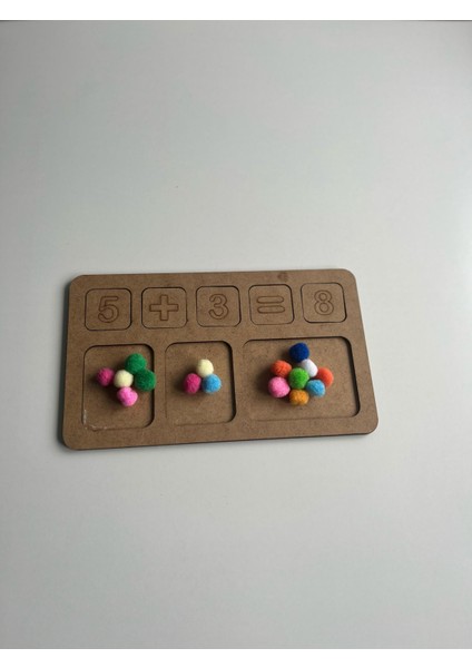 Matematik 20’ye Kadar Toplama ve Çıkarma Ahşap Lazer Kesim Puzzle 6mm modelleri