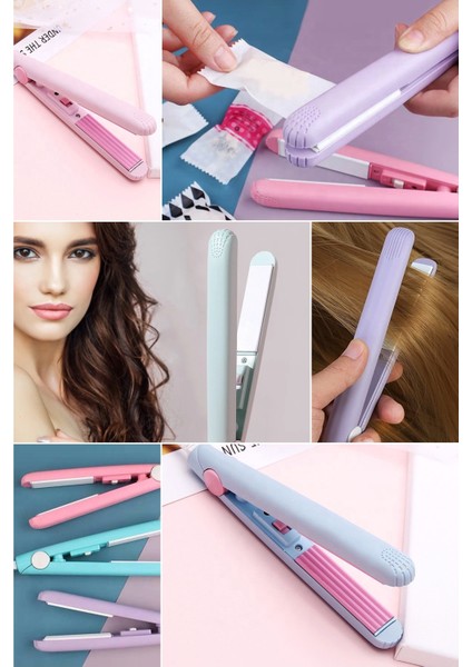 Küçük ve Hızlı Isınan Seyahat Saç Düzleştirici, Güvenli ve Dayanıklı Kullanım