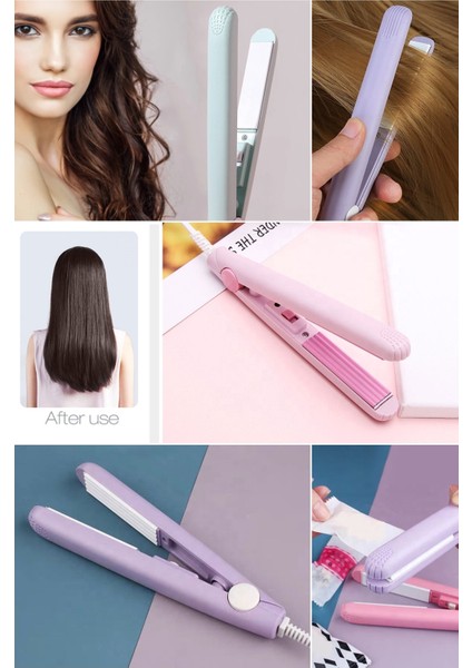 Küçük ve Hızlı Isınan Seyahat Saç Düzleştirici, Güvenli ve Dayanıklı Kullanım