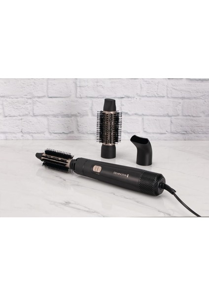 Siyah Sıcak Hava Fırçası, Hızlı ve Kolay Saç Şekillendirme AS7300