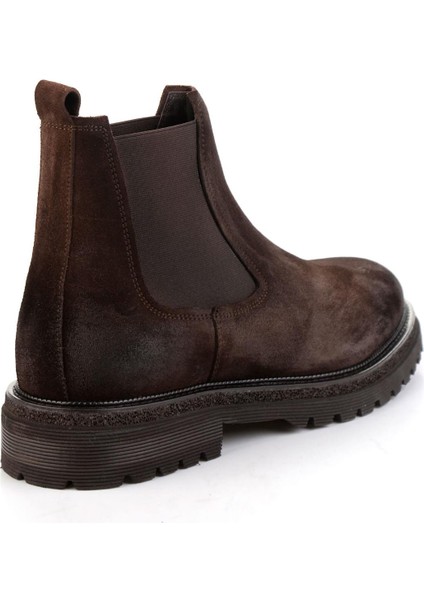 Kahve Hakiki Deri Erkek Bot & Bootie E02901010302 modelleri