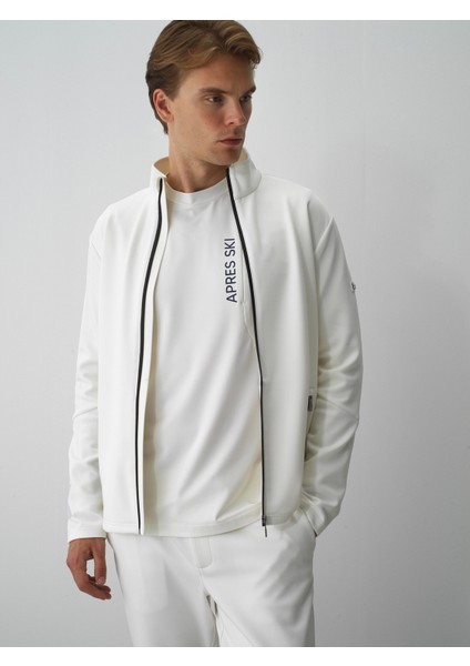 Erkek Ekru Esnek Dokulu Regular Fit Sweatmont fiyatları