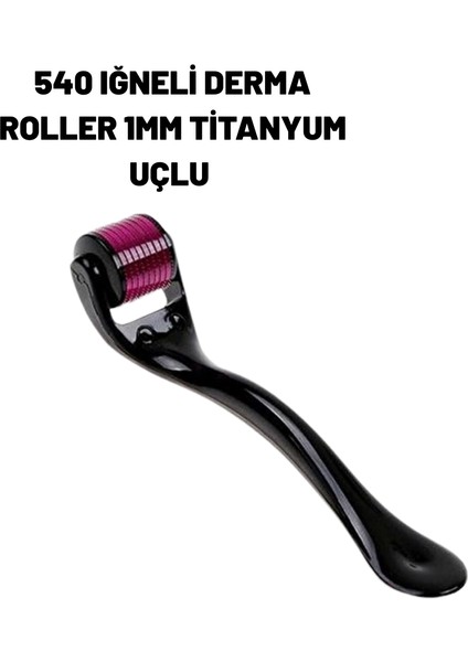 Ev Tipi Mikro Iğneli Cilt Bakım Aleti – 1 mm Titanyum Roller