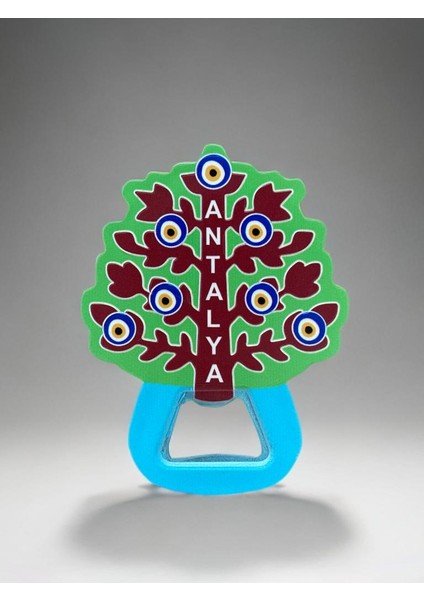 Antalya Temalı Plastik Açacak Magnet Buzdolabı Süsü Şişe Açacağı