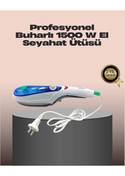 Buharlı Kırışıklık Giderici Pratik Ev ve Seyahat Ütüsü