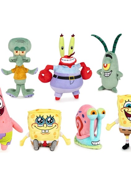 Bfs 760025633 Spongebob Serisi Sostenible Peluş 30 cm (7 Asorti)