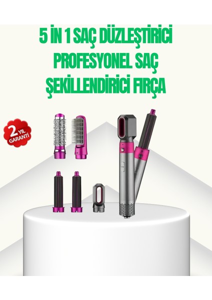 5’i 1 Arada Profesyonel Saç Şekillendirici Tek Cihazla Sınırsız Stil