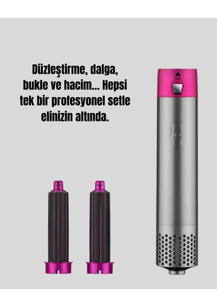 5’i 1 Arada Profesyonel Saç Şekillendirici Tek Cihazla Sınırsız Stil modelleri