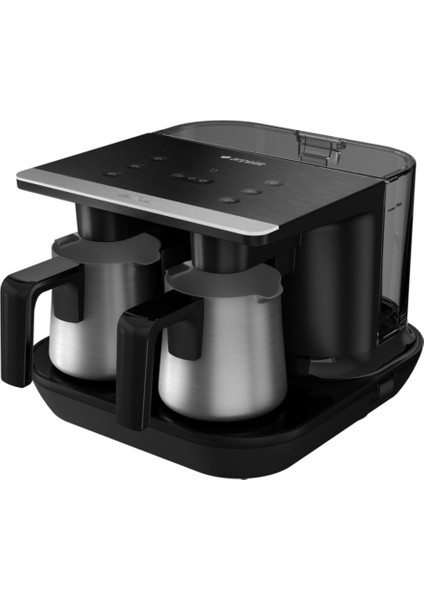 Siyah Renkli Elektronik Kahve Makinesi, Pratik ve Şık Tasarım