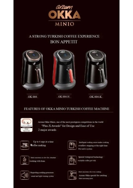 Krom Kapasiteli Türk Kahvesi Makinesi, 4 Fincan, Şık ve Kullanışlı Tasarım fırsatları