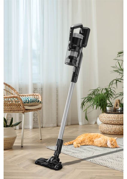 Çift Fonksiyonlu Şarjlı Dik Süpürge, Siyah Renkli, Pratik Temizlik Aracı fiyatları