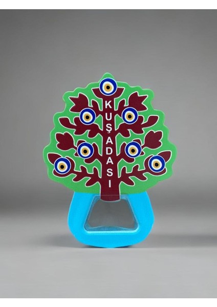 Kuşadası Temalı Plastik Açacak Magnet Buzdolabı Süsü Şişe Açacağı