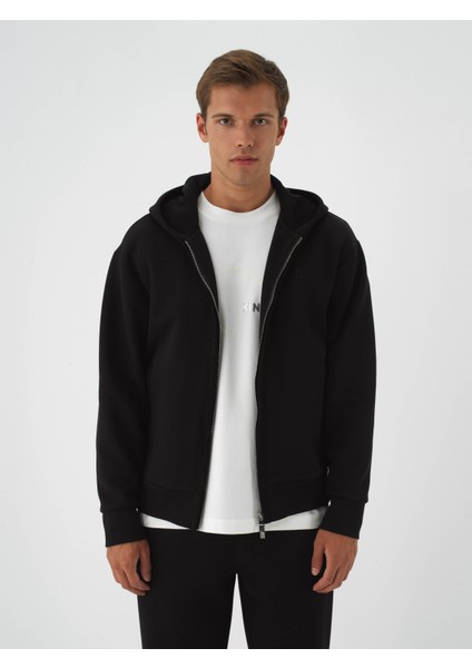 Erkek Siyah Pamuk Dokulu Oversize Sweatmont fiyatları