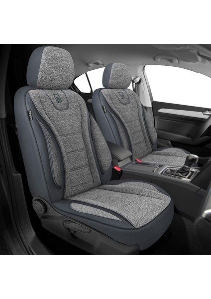 City Serisi Toyota Verso 2009-2018 ile Uyumlu Koltuk Kılıfı, Gri