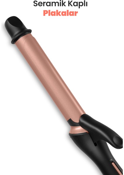 Altın Kaplama 26 mm Seramik Saç Maşası, Parlak ve Sağlıklı Görünüm Için fiyatları