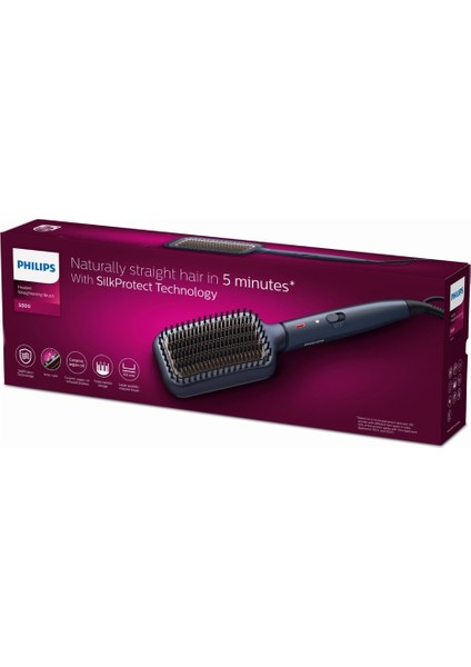 Mavi Renkli Stylecare Essential Saç Düzleştirici Tarak Thermoprotect Teknolojisi fiyatları