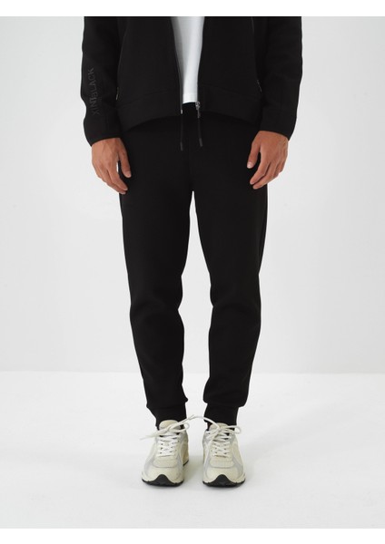 Erkek Siyah Pamuk Dokulu Slim Fit Sweat Pantolon fiyatları