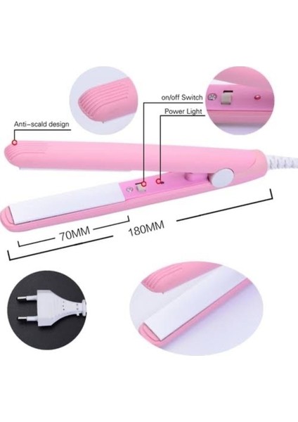 Mavi Küçük Taşınabilir Seyahat Saç Düzleştirici, Pratik ve Şık Tasarım fiyatları