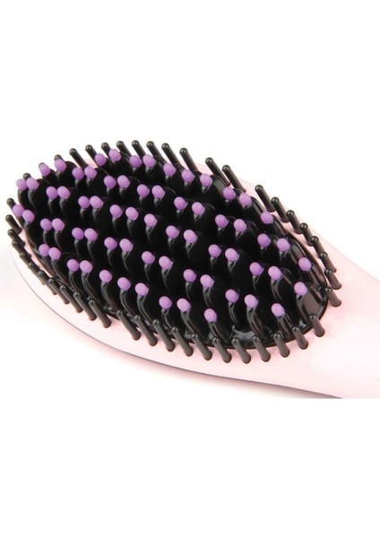 Pembe Saç Düzleştirici Fırça, Kolay ve Hızlı Kullanım indirimleri